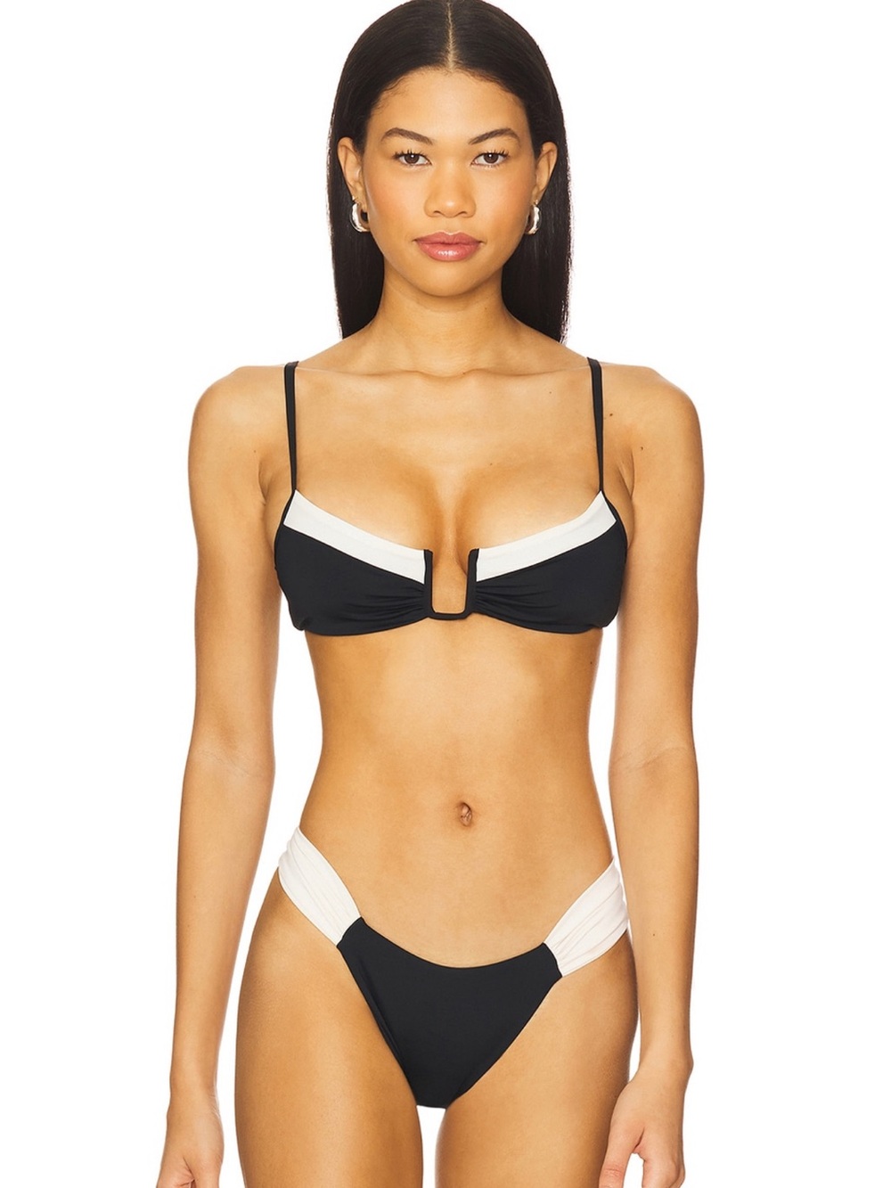 LSpace Black & White Two-Tone Bikini Set - Women's Swim